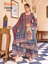 Fatima By Mukesh Pure Crape Silk Digital Print Top With Plazo Dupatta Suppliers In India